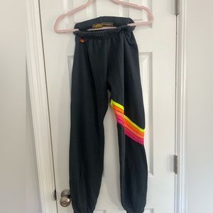 Aviator Nation sweat pants - charcoal color